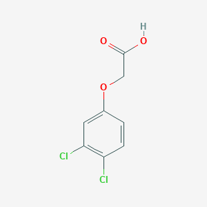 molecular formula C8H6Cl2O3 B183083 3,4-Dichlorophenoxyacetic acid CAS No. 588-22-7