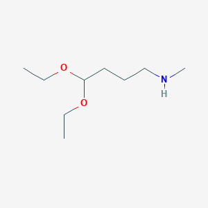 molecular formula C9H21NO2 B018309 4,4-Diethoxy-N-methylbutan-1-amine CAS No. 114094-45-0