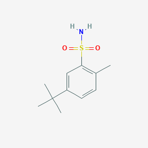 B183094 5-Tert-butyl-2-methylbenzene-1-sulfonamide CAS No. 7155-00-2