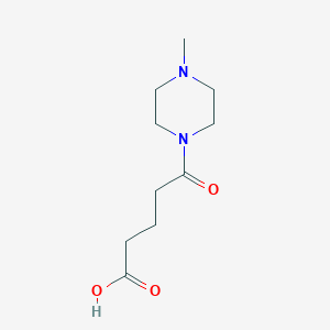 molecular formula C10H18N2O3 B183098 5-(4-甲基哌嗪-1-基)-5-氧代戊酸 CAS No. 75727-47-8
