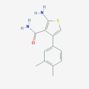 B183100 2-Amino-4-(3,4-dimethylphenyl)thiophene-3-carboxamide CAS No. 519016-86-5