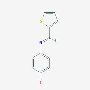 B183102 Benzenamine, 4-iodo-N-(2-thienylmethylene)- CAS No. 15310-76-6