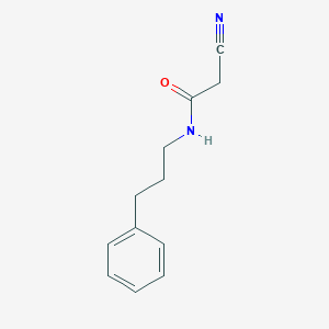 molecular formula C12H14N2O B183119 2-氰基-N-(3-苯基丙基)乙酰胺 CAS No. 133550-33-1