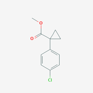 molecular formula C11H11ClO2 B183136 Methyl 1-(4-chlorophenyl)cyclopropane-1-carboxylate CAS No. 117252-05-8