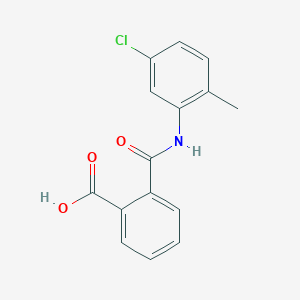 molecular formula C15H12ClNO3 B183137 2-[(5-Chloro-2-methylphenyl)carbamoyl]benzoic acid CAS No. 19368-32-2