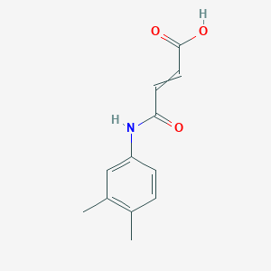 molecular formula C12H13NO3 B183143 4-(3,4-Dimethylanilino)-4-oxobut-2-enoic acid CAS No. 198220-55-2