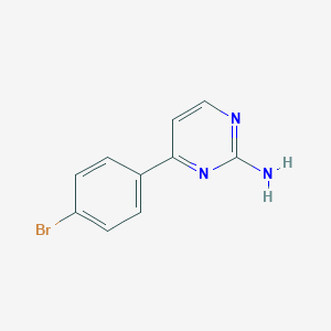 molecular formula C10H8BrN3 B183150 4-(4-Bromophenyl)pyrimidin-2-amine CAS No. 392326-81-7