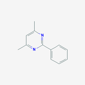 molecular formula C12H12N2 B183152 4,6-二甲基-2-苯基嘧啶 CAS No. 14164-34-2