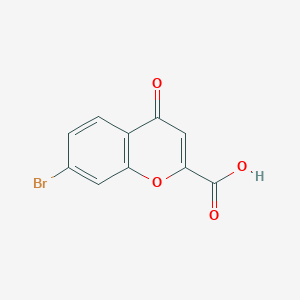 molecular formula C10H5BrO4 B183157 7-溴-4-氧代-4H-色满二烯-2-羧酸 CAS No. 113850-96-7