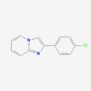 molecular formula C13H9ClN2 B183160 2-(4-Chlorophenyl)imidazo[1,2-a]pyridine CAS No. 38922-74-6