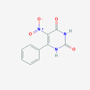 molecular formula C10H7N3O4 B183168 5-Nitro-6-phenyl-2,4-pyrimidinediol CAS No. 23766-62-3