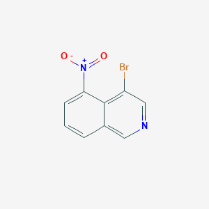 molecular formula C9H5BrN2O2 B183170 4-溴-5-硝基异喹啉 CAS No. 58142-46-4