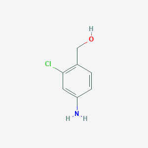 molecular formula C7H8ClNO B183187 (4-Amino-2-chlorophenyl)methanol CAS No. 51420-25-8