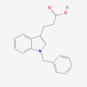 B183197 3-(1-Benzyl-1H-indol-3-yl)propanoic acid CAS No. 141071-79-6
