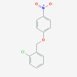 molecular formula C13H10ClNO3 B183198 1-Chloro-2-[(4-nitrophenoxy)methyl]benzene CAS No. 56532-65-1