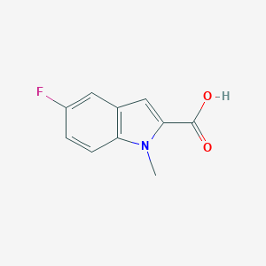 molecular formula C10H8FNO2 B183200 5-Fluoro-1-methyl-1H-indole-2-carboxylic acid CAS No. 167631-50-7
