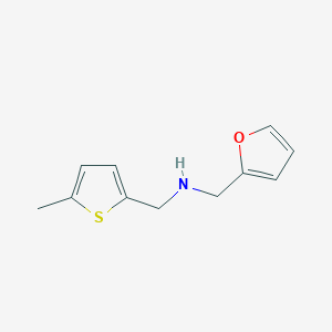 molecular formula C11H13NOS B183222 Furan-2-ylmethyl-(5-methyl-thiophen-2-ylmethyl)-amine CAS No. 878452-72-3