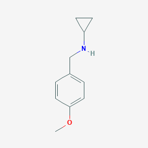 molecular formula C11H15NO B183225 N-(4-甲氧基苄基)环丙胺 CAS No. 70894-71-2