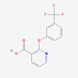 molecular formula C13H8F3NO3 B183232 2-[3-(三氟甲基)苯氧基]烟酸 CAS No. 36701-89-0