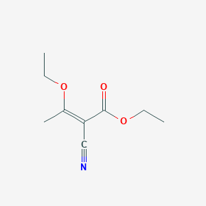 molecular formula C9H13NO3 B183234 ethyl (Z)-2-cyano-3-ethoxybut-2-enoate CAS No. 64046-50-0