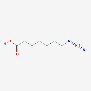 molecular formula C7H13N3O2 B183236 7-Azidoheptanoic Acid CAS No. 135920-28-4
