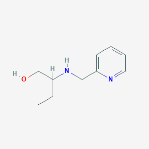 molecular formula C10H16N2O B183239 2-[(Pyridin-2-ylmethyl)amino]butan-1-ol CAS No. 892591-96-7
