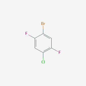molecular formula C6H2BrClF2 B183245 1-溴-4-氯-2,5-二氟苯 CAS No. 172921-33-4
