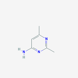 molecular formula C6H9N3 B018327 4-氨基-2,6-二甲基嘧啶 CAS No. 461-98-3
