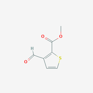 molecular formula C7H6O3S B183272 3-甲酰基噻吩-2-甲酸甲酯 CAS No. 67808-71-3