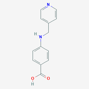 B183275 4-[(4-Pyridinylmethyl)amino]benzoic acid CAS No. 5966-20-1