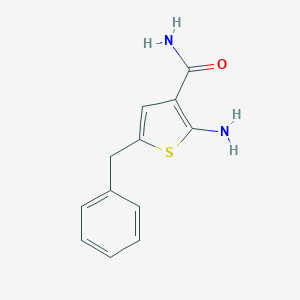 molecular formula C12H12N2OS B183280 2-Amino-5-benzylthiophene-3-carboxamide CAS No. 383382-37-4