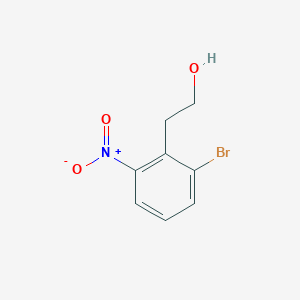 molecular formula C8H8BrNO3 B183314 2-(2-Bromo-6-nitrophenyl)ethanol CAS No. 118665-02-4