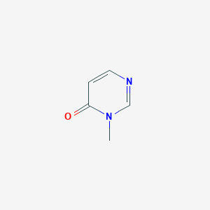 molecular formula C5H6N2O B183323 4(3H)-嘧啶酮，3-甲基- CAS No. 6104-45-6