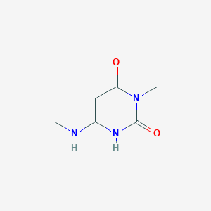 molecular formula C6H9N3O2 B183324 3-甲基-6-甲基氨基尿嘧啶 CAS No. 5759-63-7