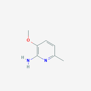 molecular formula C7H10N2O B183332 3-甲氧基-6-甲基吡啶-2-胺 CAS No. 478913-57-4