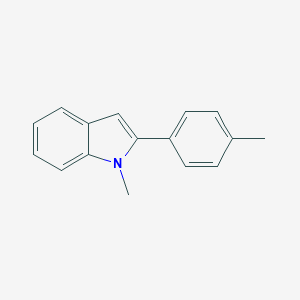 molecular formula C16H15N B183341 1-methyl-2-(4-methylphenyl)-1H-indole CAS No. 51358-08-8