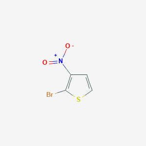 molecular formula C4H2BrNO2S B183354 2-Bromo-3-nitrothiophene CAS No. 2161-96-8