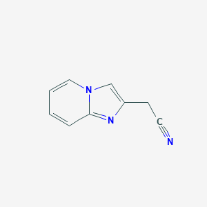 molecular formula C9H7N3 B183362 咪唑并[1,2-a]吡啶-2-基乙腈 CAS No. 57892-77-0