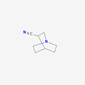 molecular formula C8H12N2 B183365 1-Azabicyclo[2.2.2]octane-3-carbonitrile CAS No. 51627-76-0