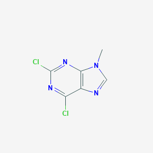 molecular formula C6H4Cl2N4 B183372 2,6-dichloro-9-methyl-9H-purine CAS No. 2382-10-7