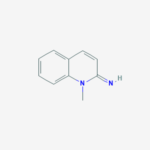 molecular formula C10H10N2 B183373 1-methylquinolin-2(1H)-imine CAS No. 18029-51-1