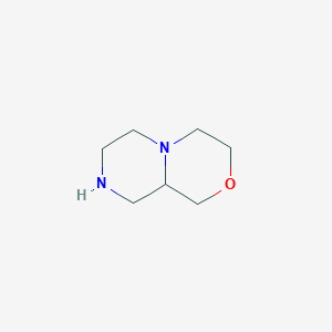 molecular formula C7H14N2O B183374 Octahydropyrazino[2,1-c][1,4]oxazin CAS No. 141108-65-8