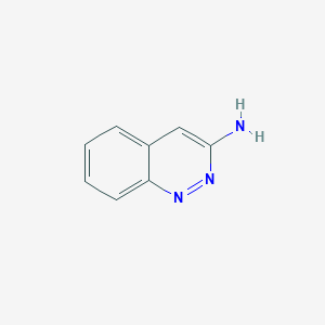 molecular formula C8H7N3 B183375 Cinnolin-3-amine CAS No. 17372-79-1