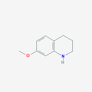 molecular formula C10H13NO B183376 7-Methoxy-1,2,3,4-tetrahydroquinoline CAS No. 19500-61-9