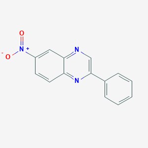 molecular formula C14H9N3O2 B183380 6-硝基-2-苯基喹喔啉 CAS No. 71896-99-6