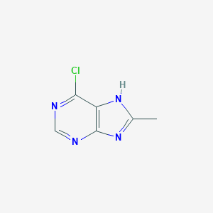 molecular formula C6H5ClN4 B183387 6-chloro-8-methyl-9H-purine CAS No. 92001-52-0