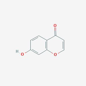 molecular formula C9H6O3 B183389 7-羟基-4-苯并吡喃 CAS No. 59887-89-7