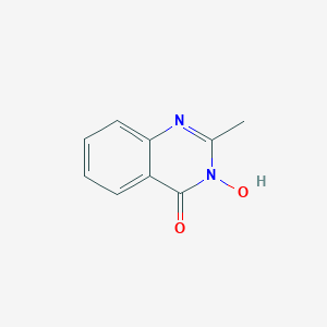 molecular formula C9H8N2O2 B183399 3-羟基-2-甲基喹唑啉-4(3H)-酮 CAS No. 1010-70-4