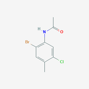 N-(2-bromo-5-chloro-4-methylphenyl)acetamide