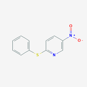 molecular formula C11H8N2O2S B183409 5-Nitro-2-phenylsulfanylpyridine CAS No. 4262-10-6